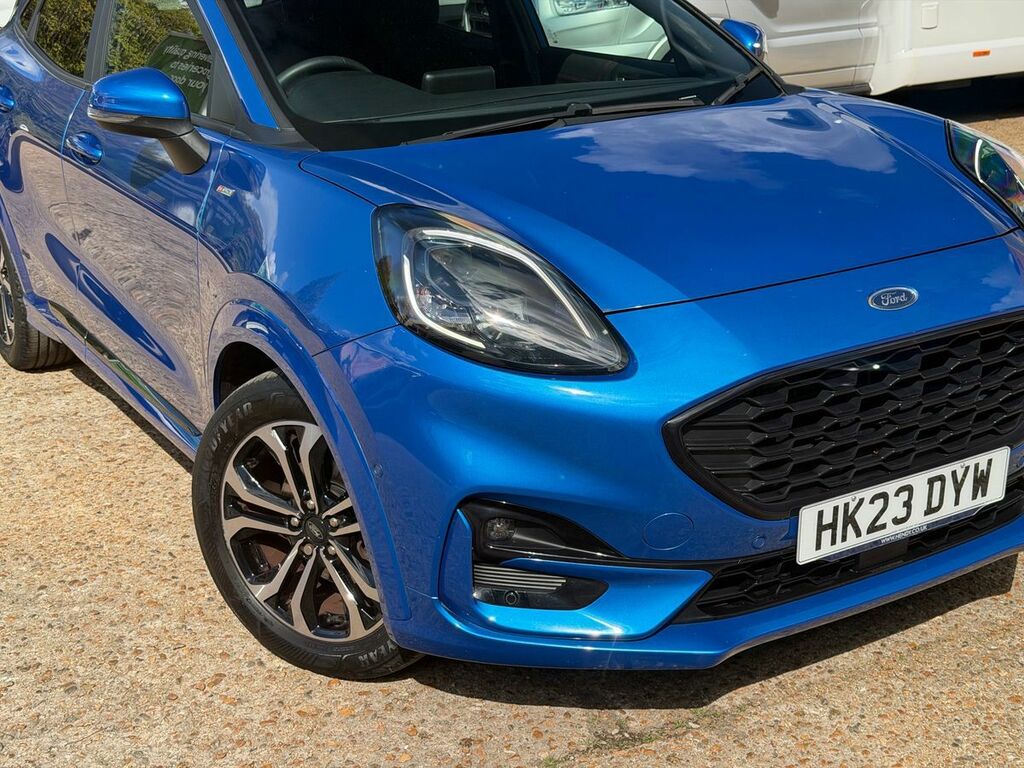 Ford Puma 1.0 Ecoboost Hybrid Mhev St-line HK23DYW Blue #3