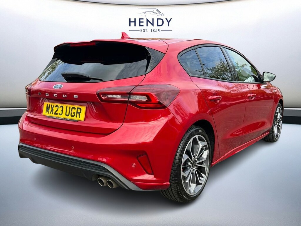 Ford Focus 1.0 Ecoboost St-line Vignale MX23UGR Red #4