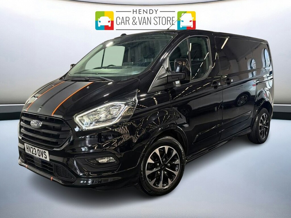 Ford Transit Custom 2.0 Ecoblue 170Ps Low Roof Sport Van HV23OVS Black #6