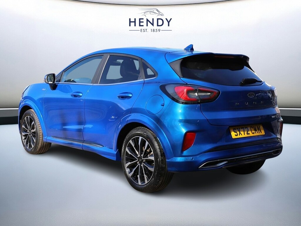 Ford Puma 1.0 Ecoboost Hybr Mhev 155 St-line Vignale Dct SX72CKN Blue #6