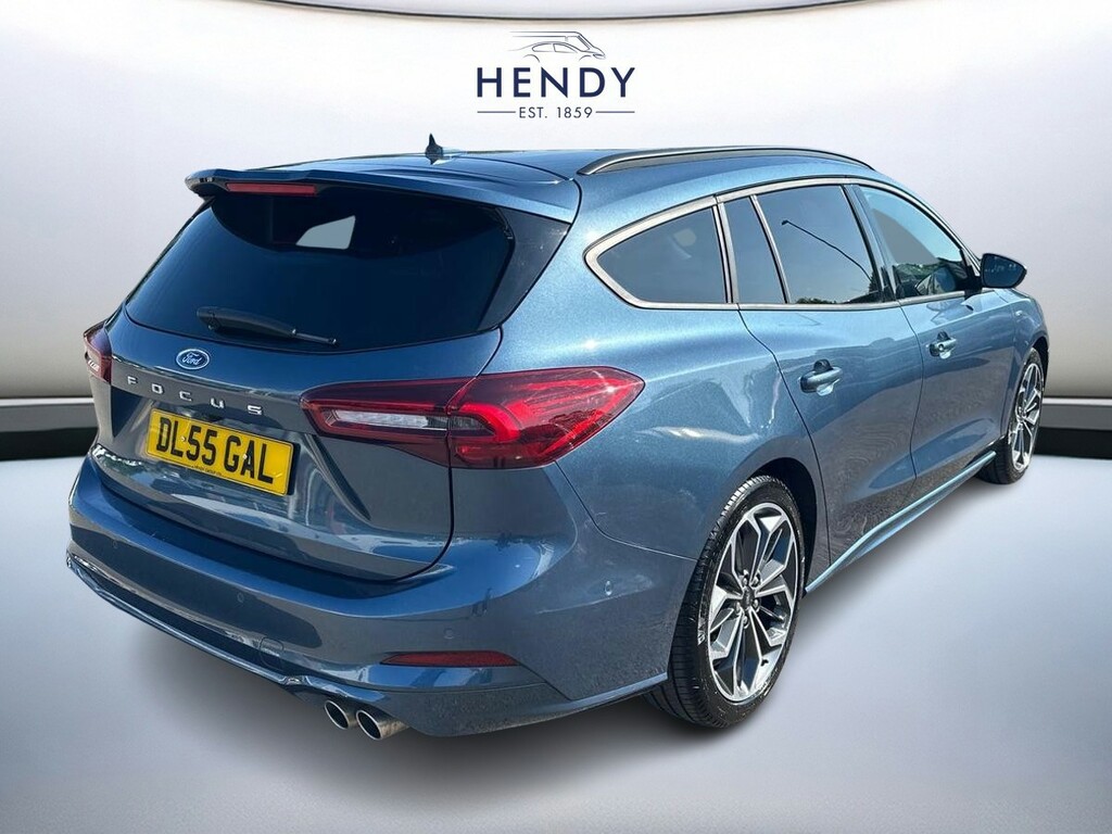 Ford Focus 1.0 Ecoboost Hybrid Mhev 155 St-line X Blue #4