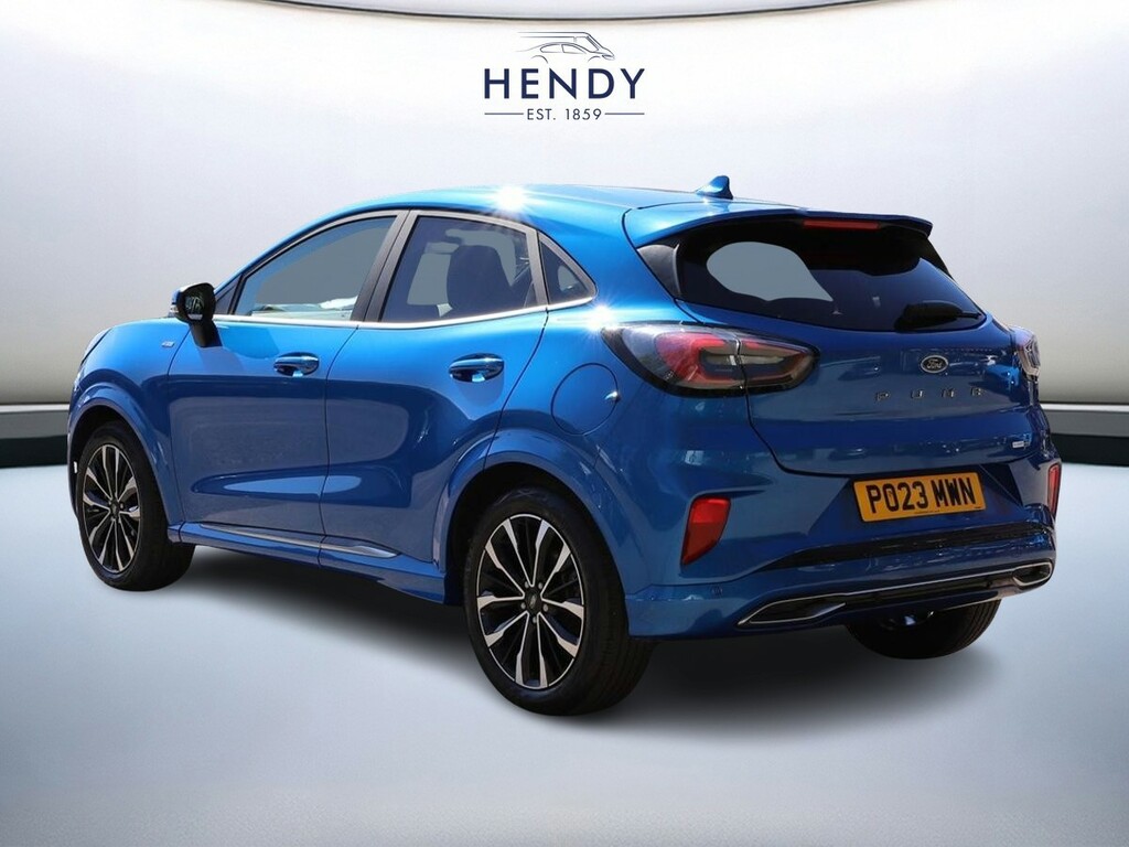 Ford Puma 1.0 Ecoboost Hybr Mhev 155 St-line Vignale Dct PO23MWN Blue #6