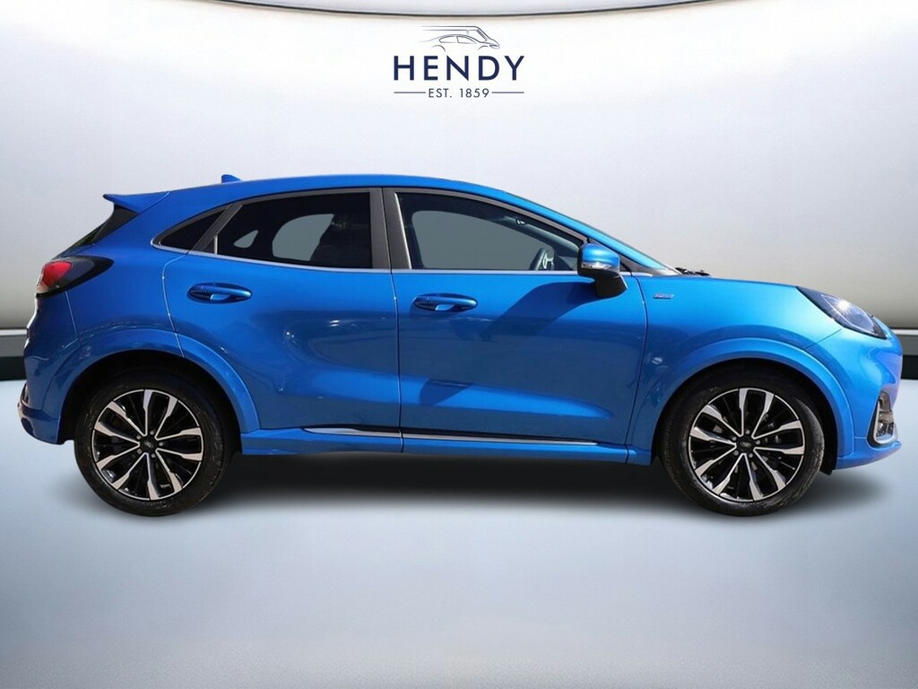 Ford Puma 1.0 Ecoboost Hybr Mhev 155 St-line Vignale Dct PO23MWN Blue #2