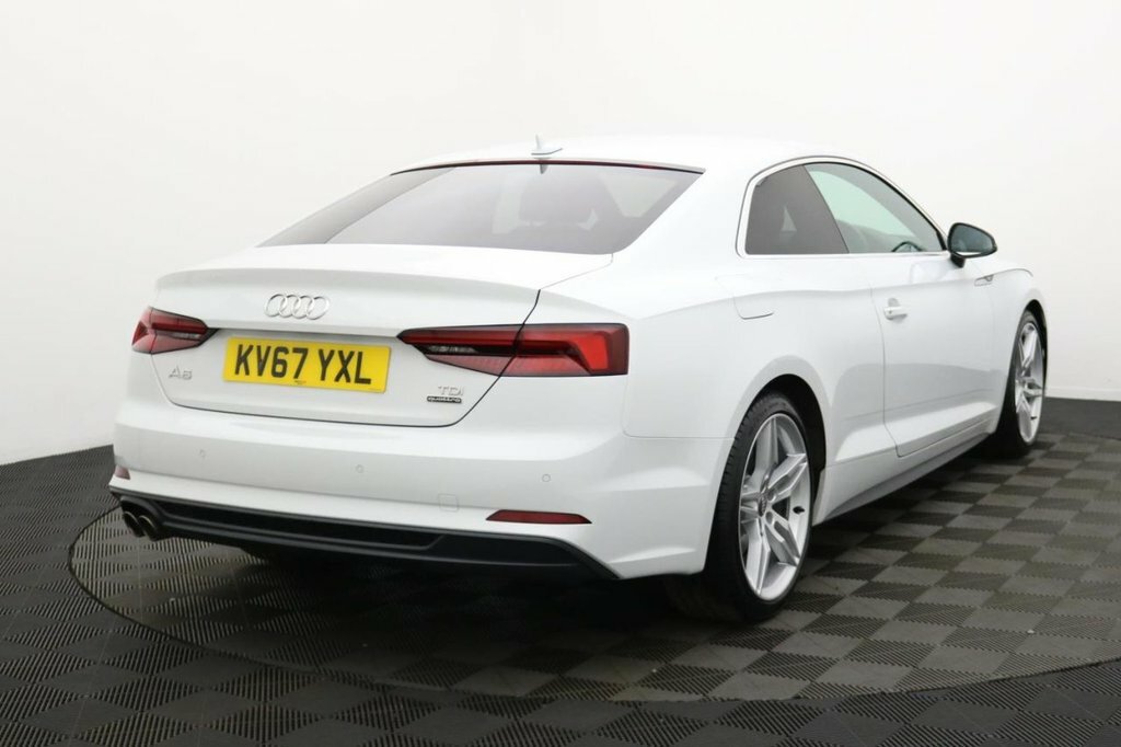 Audi A5 2L S Line KV67YXL White #4