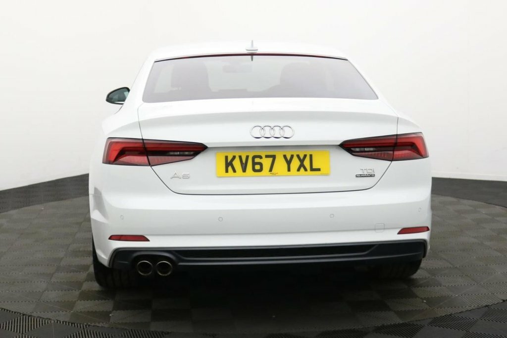 Audi A5 2L S Line KV67YXL White #5