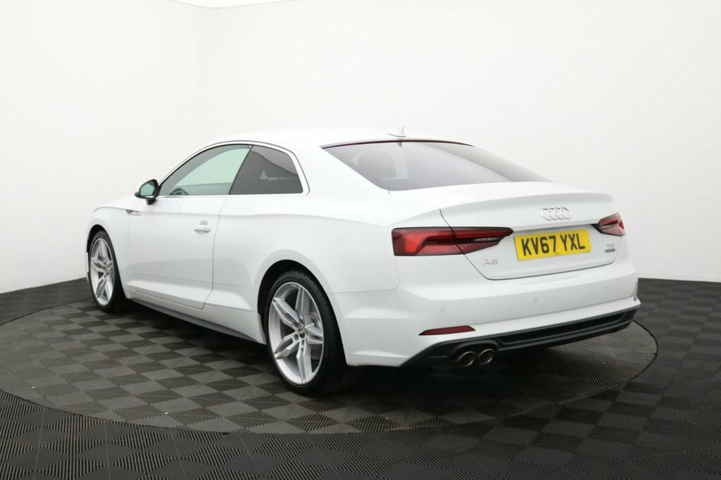 Audi A5 2L S Line KV67YXL White #6