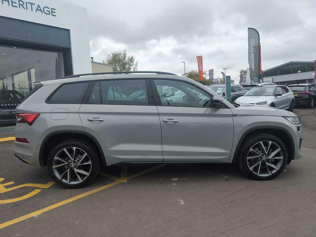 Skoda Kodiaq 2.0 Tdi 200 Sport Line 4X4 Dsg 7 Seat WR24YOD Grey #4