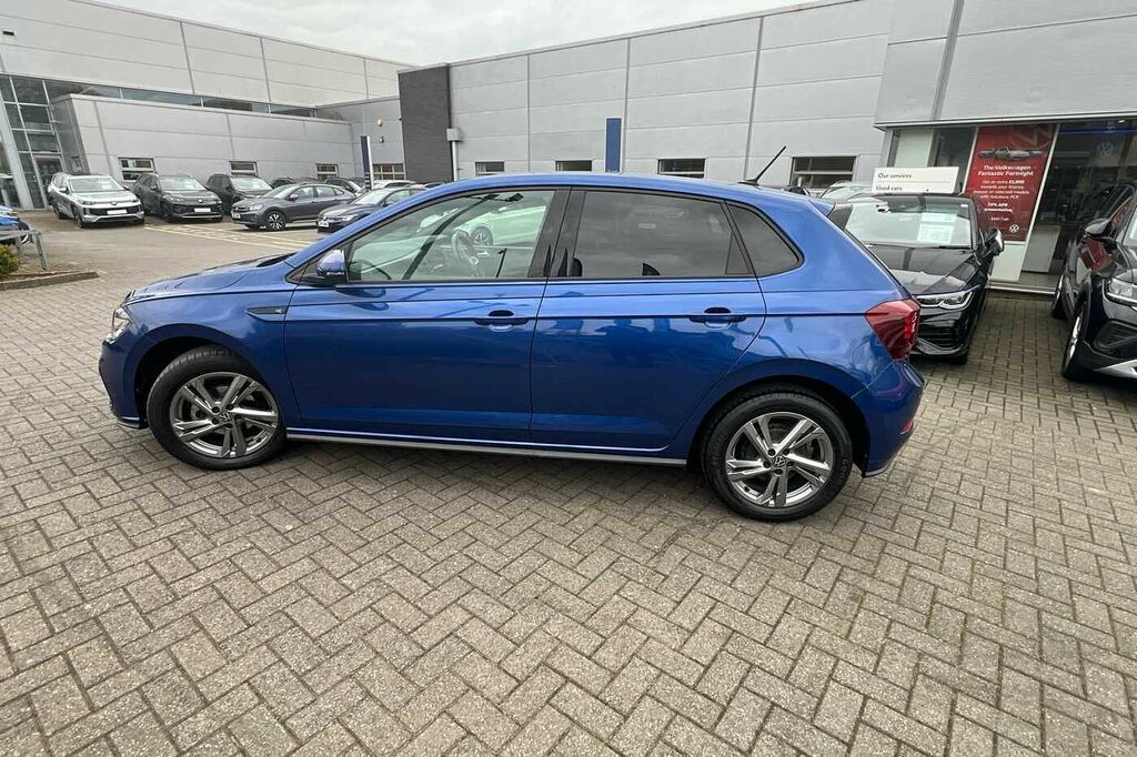 Volkswagen Polo 1.0 Tsi R-line Dsg HD23BHF Blue #4