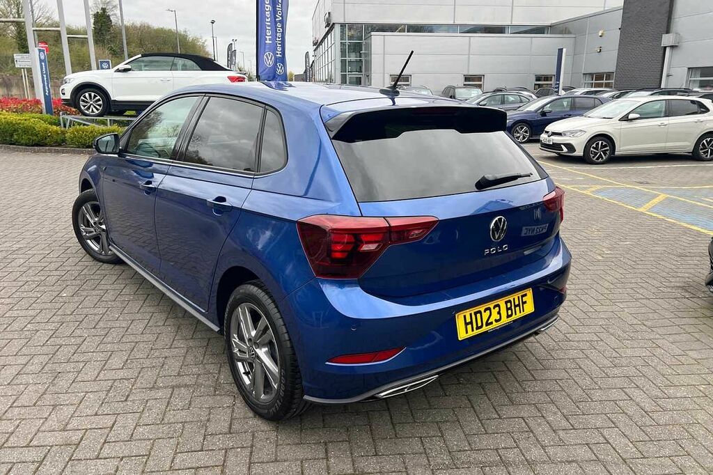 Volkswagen Polo 1.0 Tsi R-line Dsg HD23BHF Blue #3