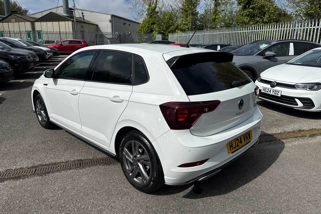 Volkswagen Polo 1.0 Tsi 110 R-line Dsg HJ24VKW White #3