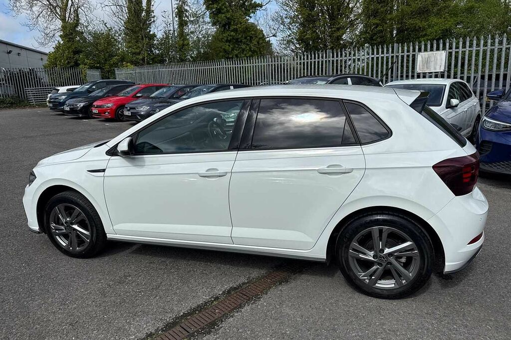 Volkswagen Polo 1.0 Tsi 110 R-line Dsg HJ24VKW White #4