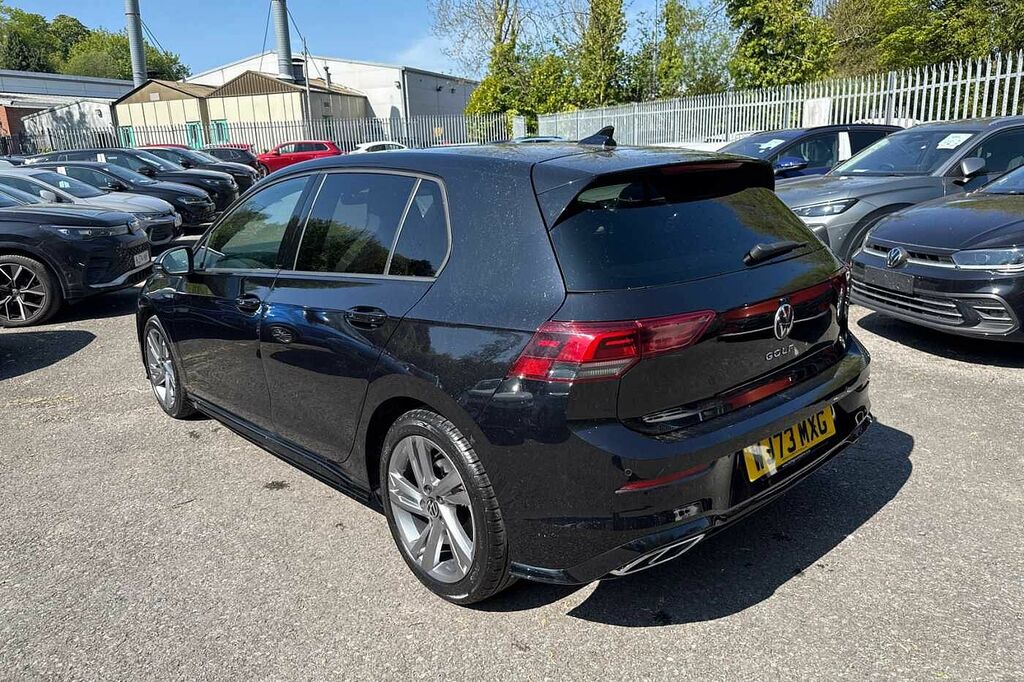 Volkswagen Golf 2.0 Tdi 150 R-line Dsg WJ73MXG Black #3