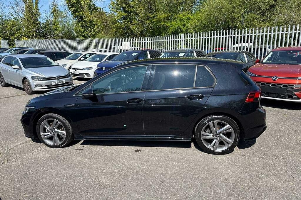 Volkswagen Golf 2.0 Tdi 150 R-line Dsg WJ73MXG Black #4