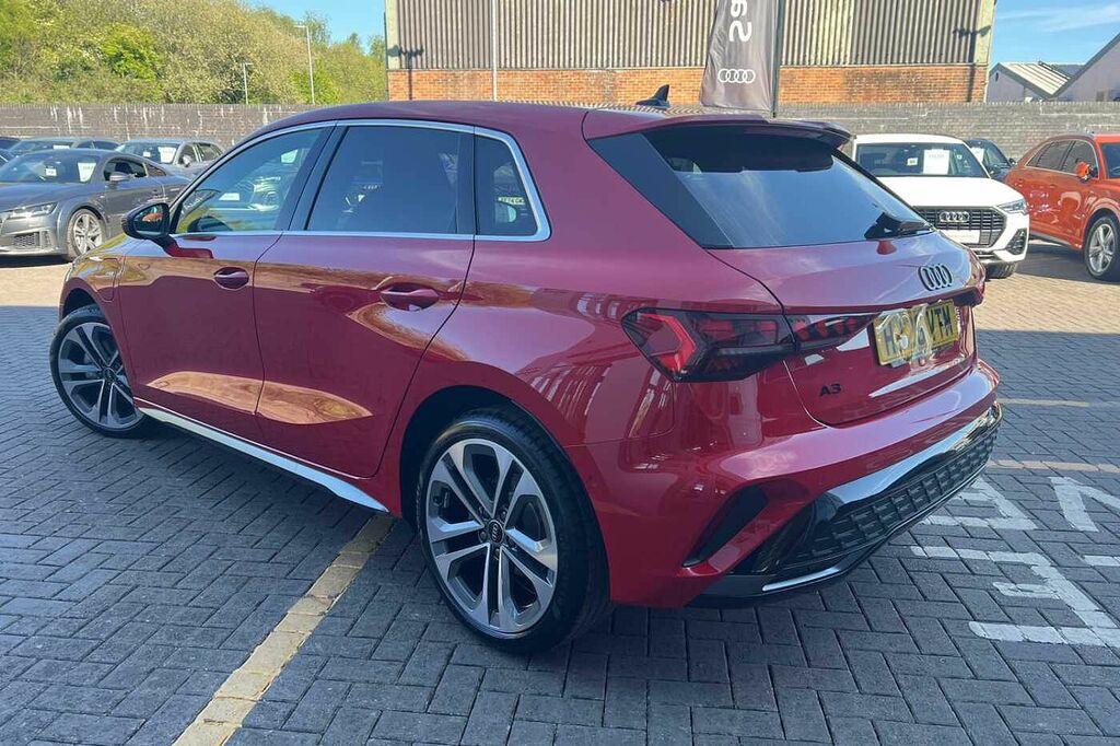 Audi A3 S Line Tfsi E 204 Ps S Tronic HJ26VTM Red #3