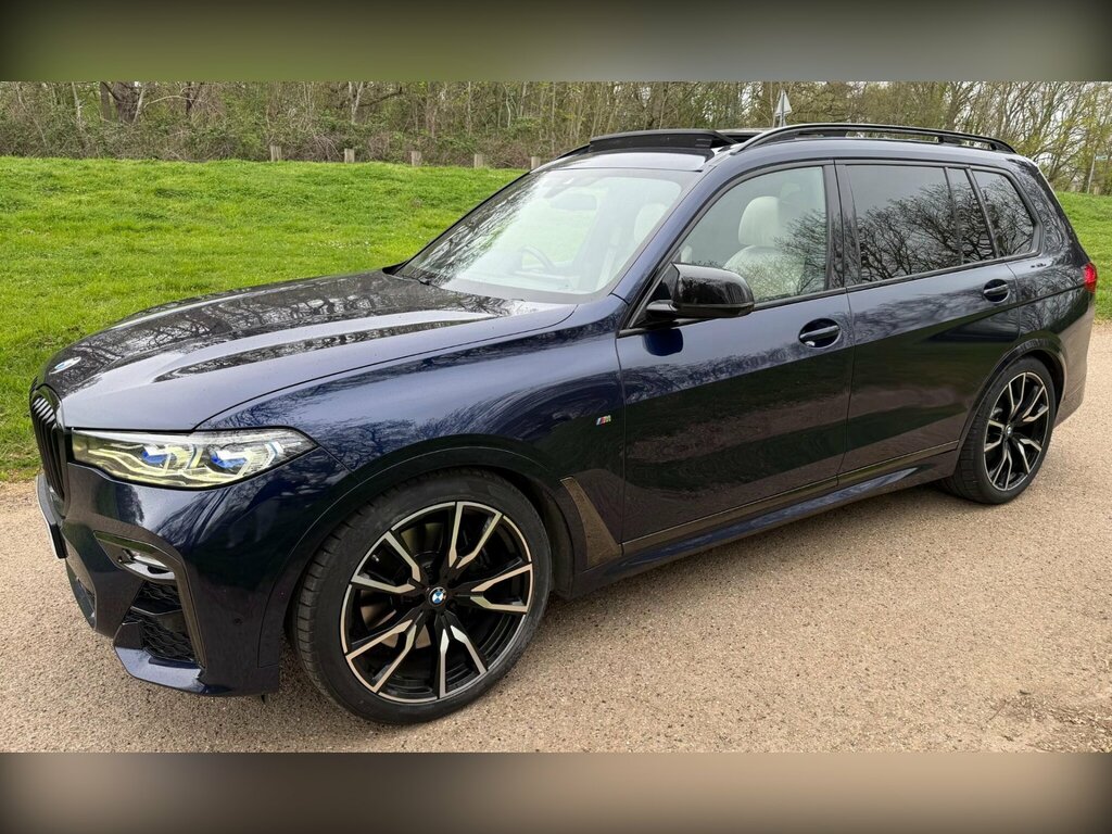 BMW X7 3.0 40D Mht M Sport Xdrive Euro 6 Ss LL70YYP Blue #4