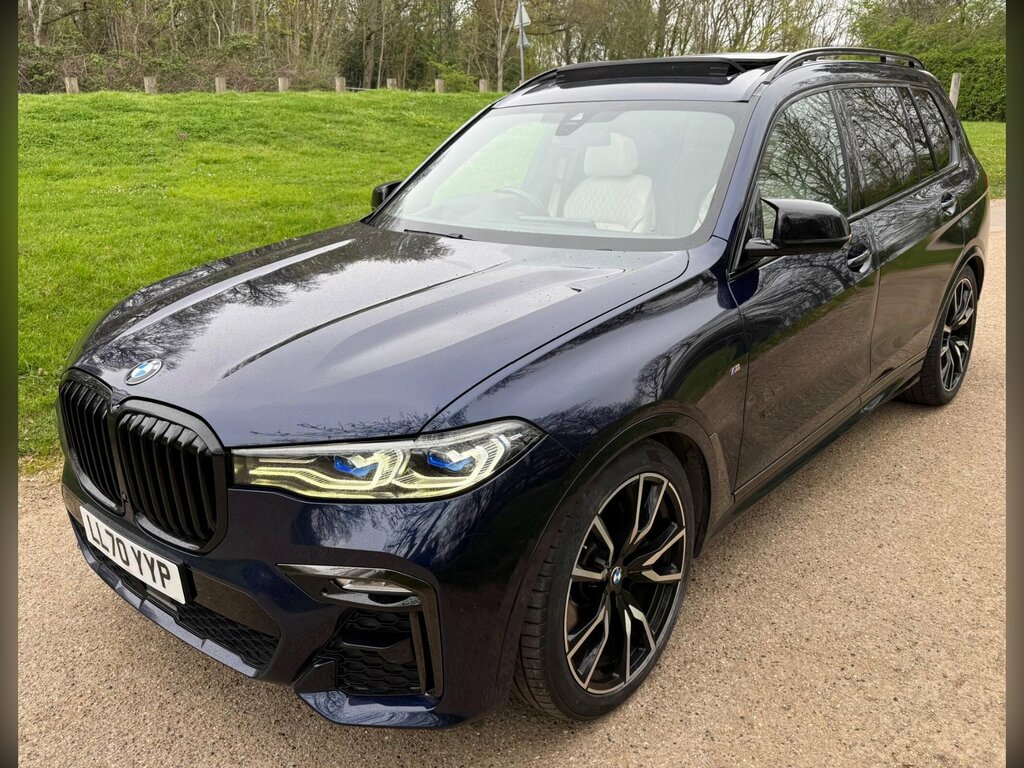 BMW X7 3.0 40D Mht M Sport Xdrive Euro 6 Ss LL70YYP Blue #3