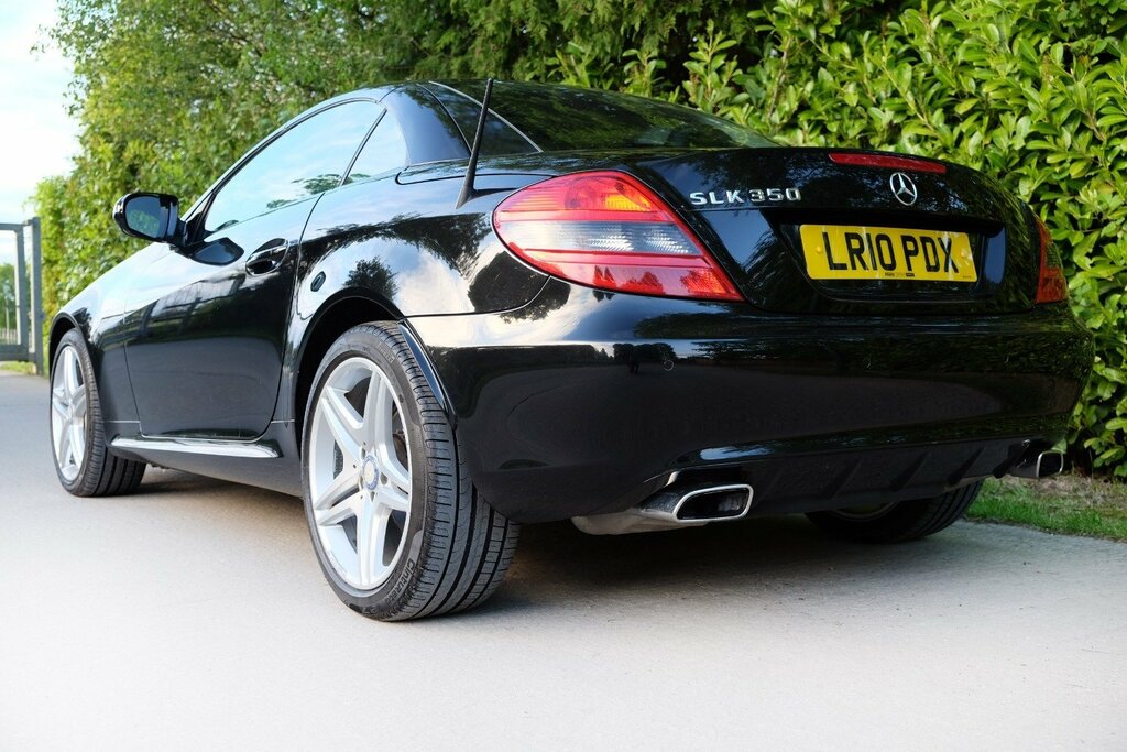 Mercedes-Benz SLK Convertible Slk350 7G-tronic Entry 2010 Black #3