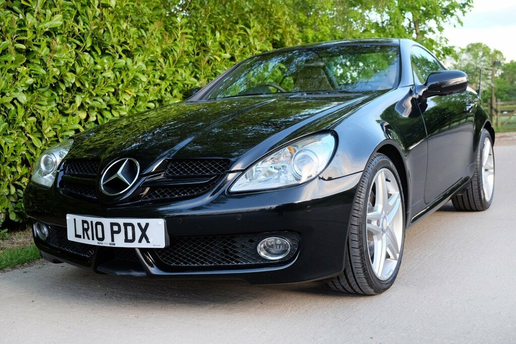 Mercedes-Benz SLK Convertible Slk350 7G-tronic Entry 2010 Black #2