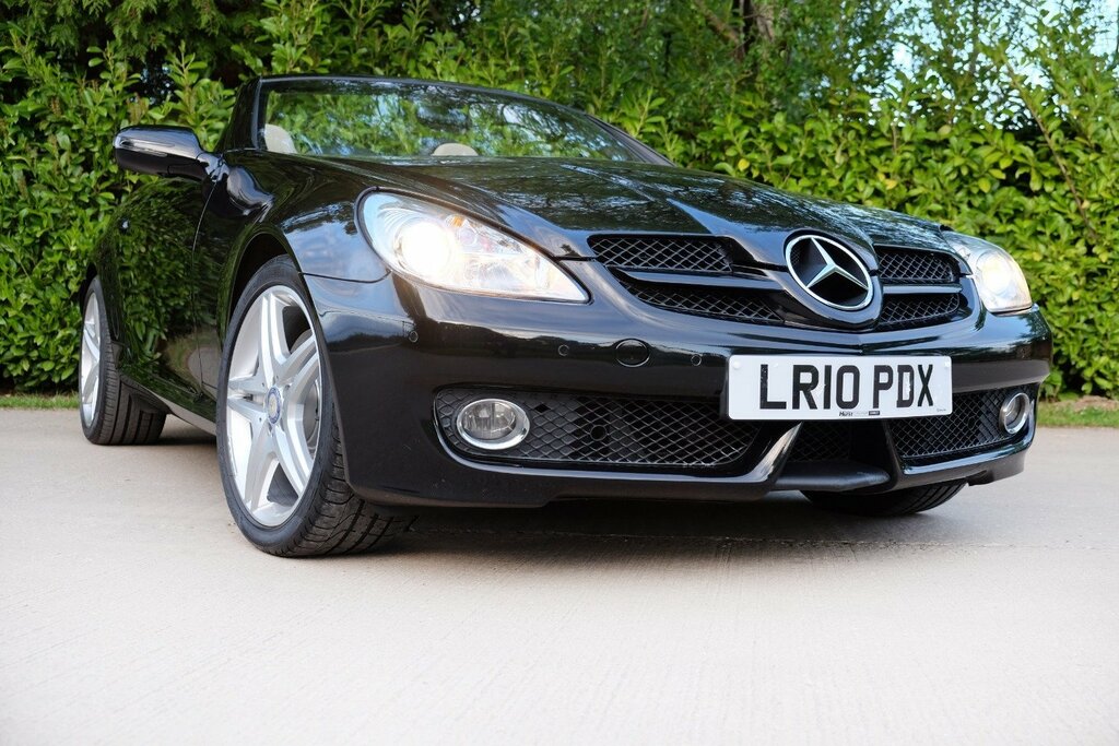 Mercedes-Benz SLK Convertible Slk350 7G-tronic Entry 2010 Black #5