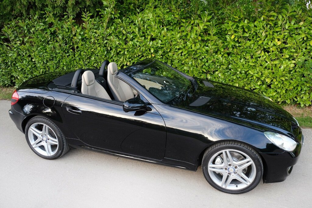 Mercedes-Benz SLK Convertible Slk350 7G-tronic Entry 2010 Black #6