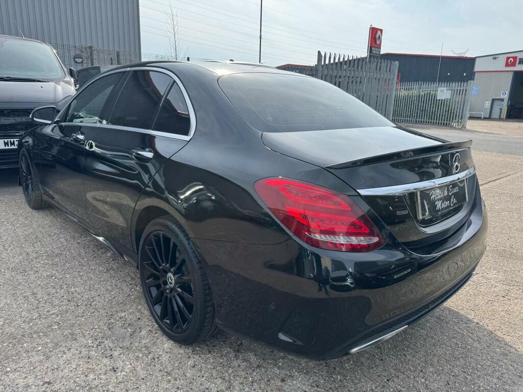 Mercedes-Benz C Class Saloon 2.1 C250d Amg Line Premium Plus G-tronic FP67OCL Black #4