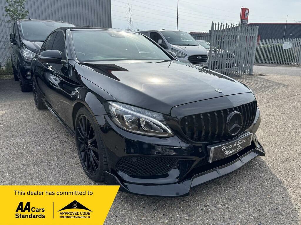 Mercedes-Benz C Class Saloon 2.1 C250d Amg Line Premium Plus G-tronic Black