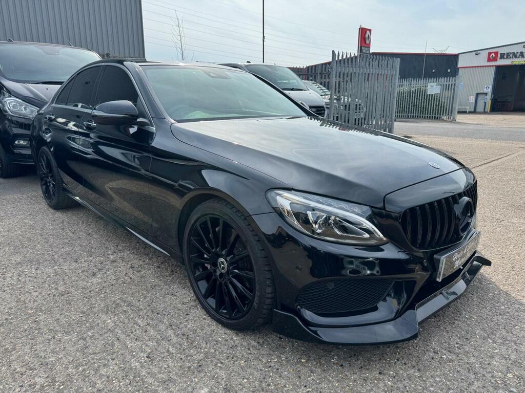 Mercedes-Benz C Class Saloon 2.1 C250d Amg Line Premium Plus G-tronic FP67OCL Black #5
