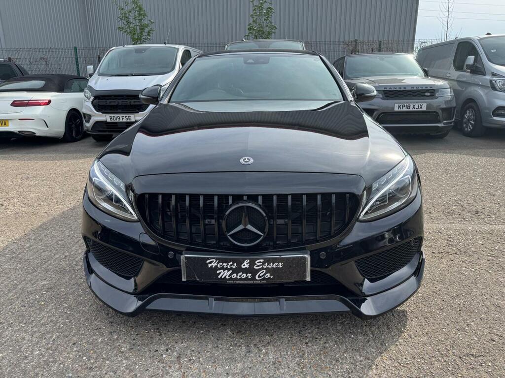Mercedes-Benz C Class Saloon 2.1 C250d Amg Line Premium Plus G-tronic FP67OCL Black #2