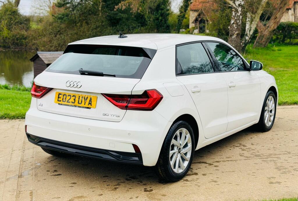 Audi A1 Hatchback 1.0 Tfsi 30 Sport Sportback S Tronic Eur EO23UYA White #3