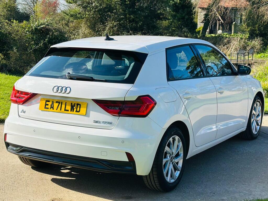 Audi A1 Hatchback 1.0 Tfsi 30 Sport Sportback Euro 6 Ss EA71LWD White #3