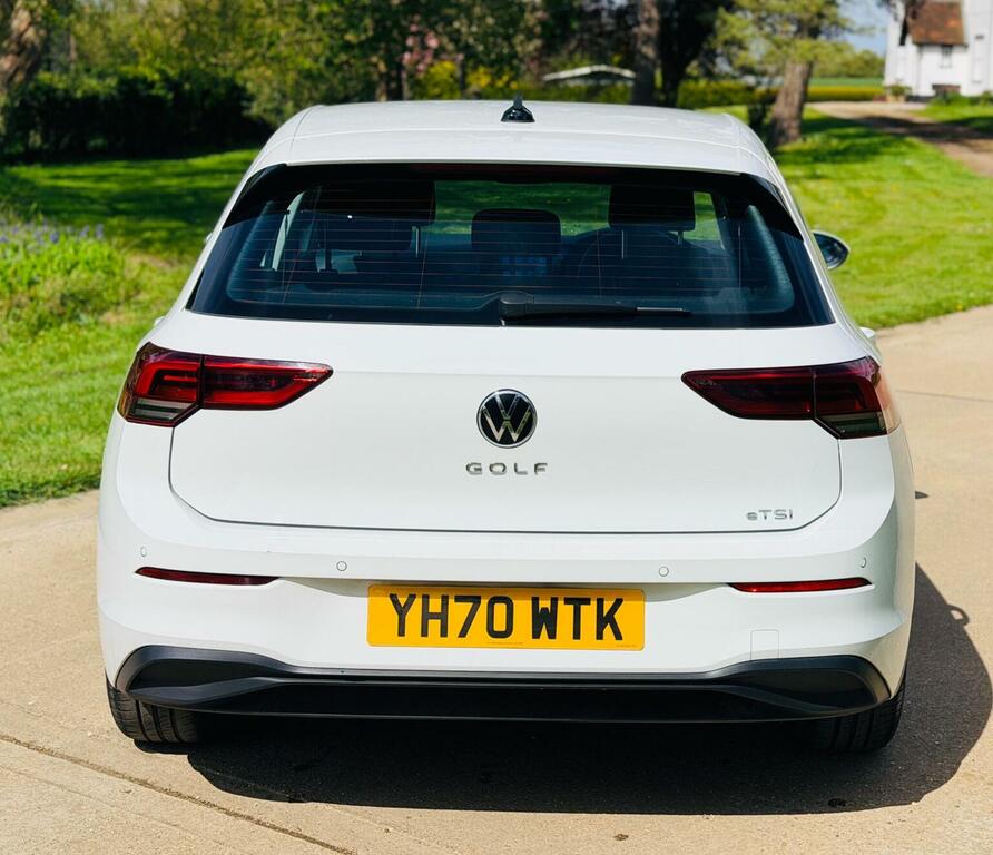 Volkswagen Golf Hatchback 1.5 Etsi Mhev Life Dsg Euro 6 Ss YH70WTK White #4