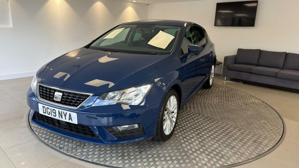 Seat Leon Hatchback 1.6 Tdi Se Dynamic Dsg Euro 6 Ss Blue #3