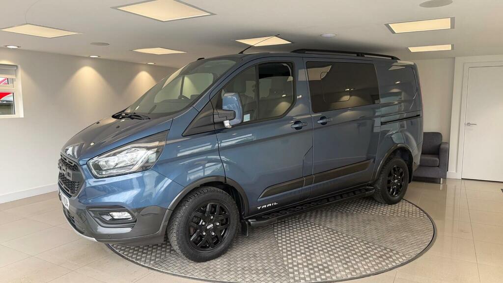 Ford Transit Custom Combi Van 2.0 320 Ecoblue Trail Crew Van L1 H1 Eur Blue