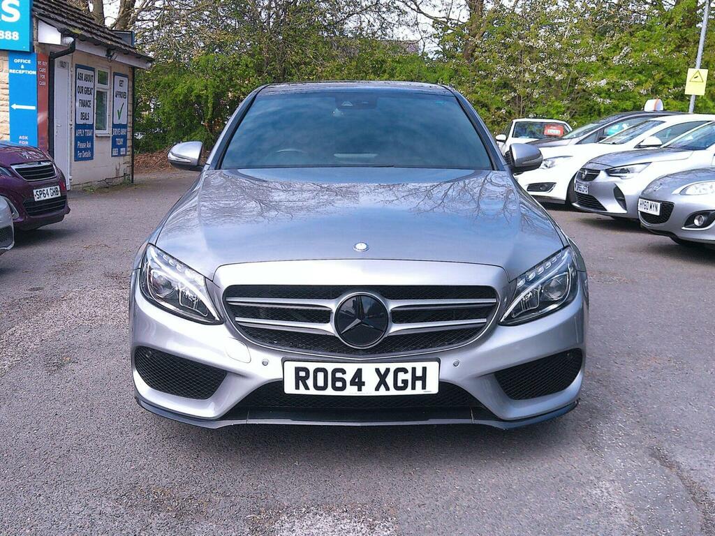 Mercedes-Benz C Class Saloon 2.1 C220 Bluetec Amg Line G-tronic Euro 6 RO64XGH Silver #2