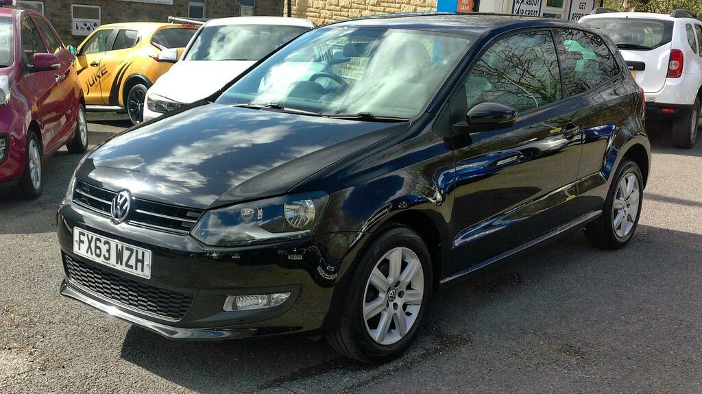 Volkswagen Polo Hatchback 1.2 Match Edition Euro 5 201363 FX63WZH Black #3