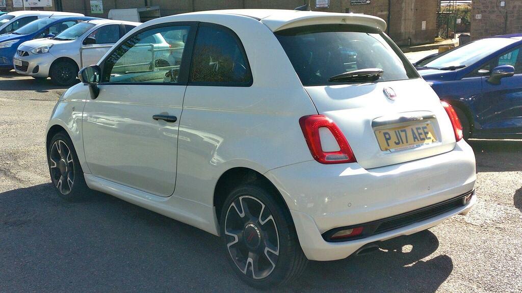 Fiat 500 Hatchback 1.2 S Euro 6 Ss 201717 PJ17AEE White #5