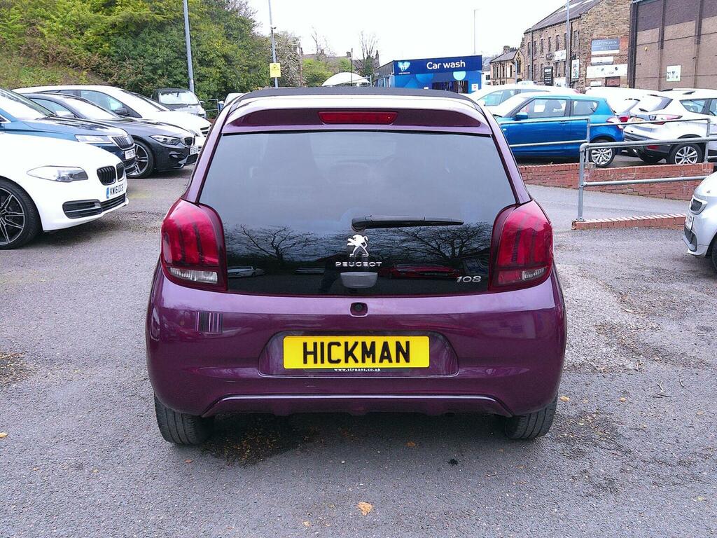 Peugeot 108 Hatchback 1.2 Vti Puretech Allure Top Euro 5 SP64GHB Purple #6