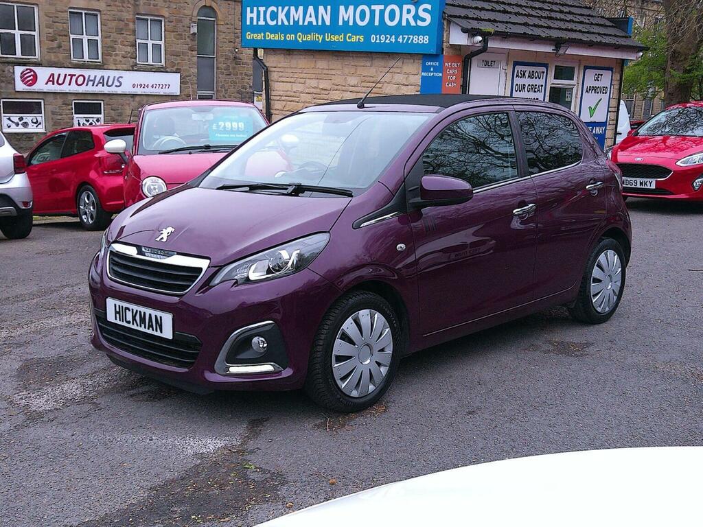 Peugeot 108 Hatchback 1.2 Vti Puretech Allure Top Euro 5 Purple