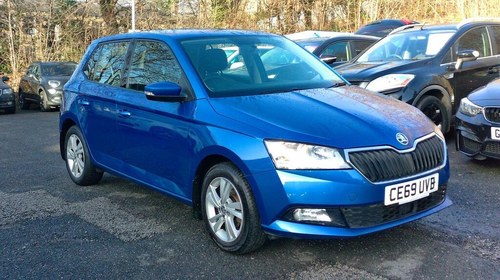 Skoda Fabia Hatchback 1.0 Tsi Se Euro 6 Ss 201969 Blue