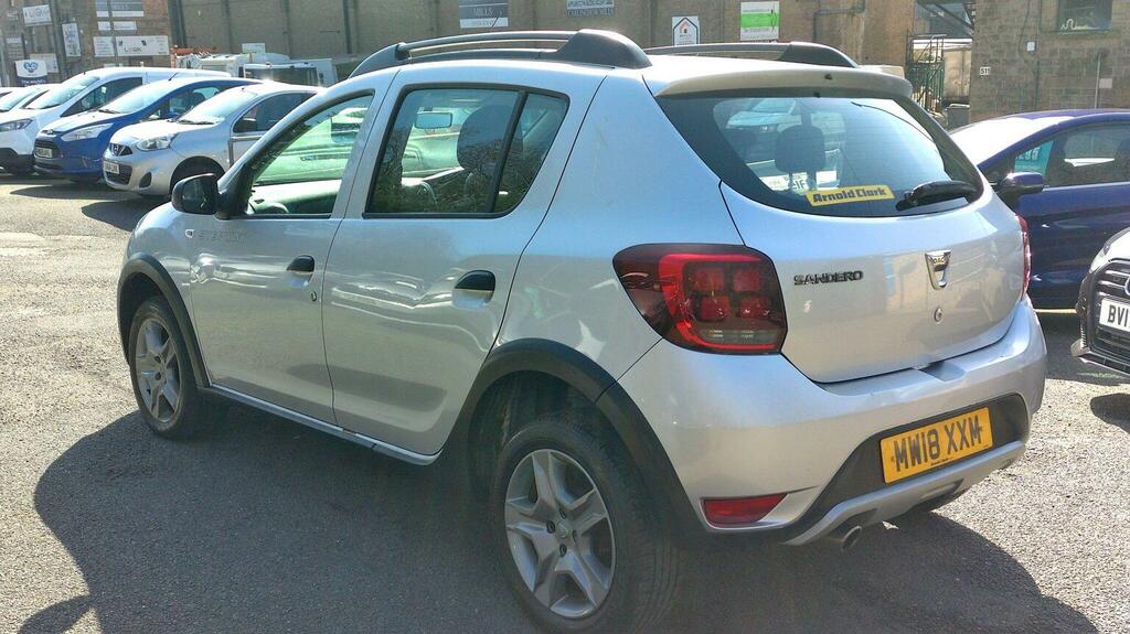 Dacia Sandero Stepway Hatchback 1.5 Dci Ambiance Euro 6 Ss 2018 MW18XXM Silver #5