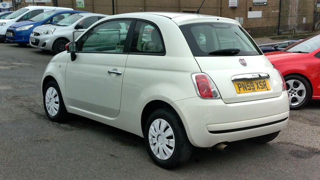 Fiat 500 Hatchback 1.2 Pop Euro 5 Ss 200959 PN59XSR White #5