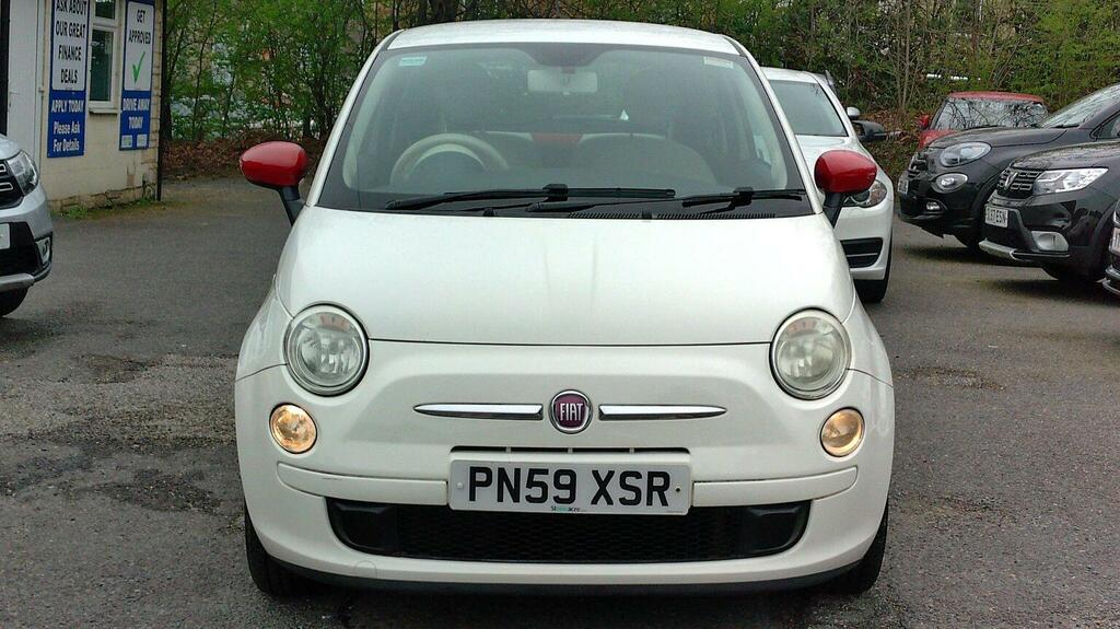 Fiat 500 Hatchback 1.2 Pop Euro 5 Ss 200959 PN59XSR White #2