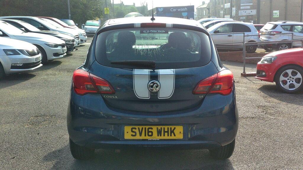 Vauxhall Corsa Hatchback 1.4I Ecoflex Sting Euro 6 201616 SV16WHK Blue #6