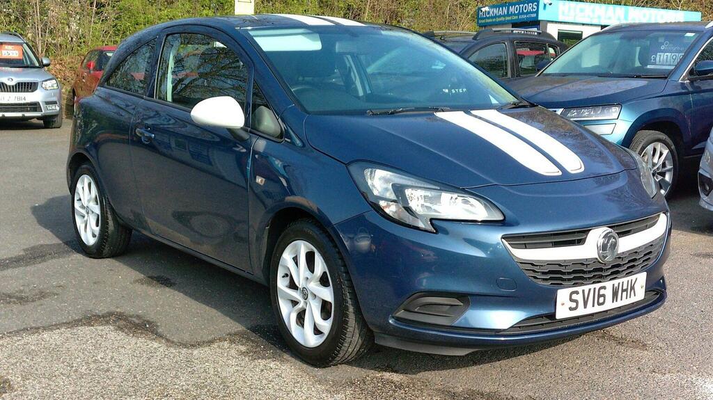 Vauxhall Corsa Hatchback 1.4I Ecoflex Sting Euro 6 201616 SV16WHK Blue #3