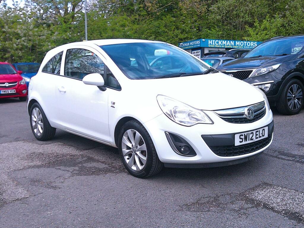 Vauxhall Corsa Hatchback 1.2 16V Active Euro 5 201212 SW12ELO White #3