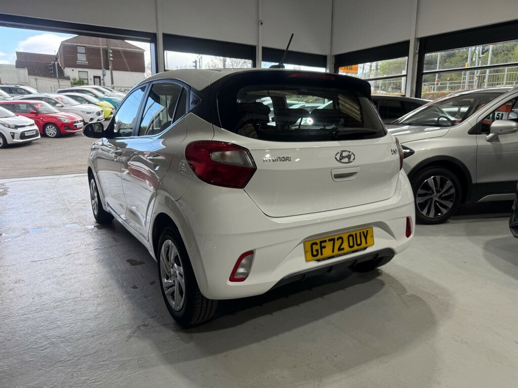 Hyundai I10 1.0 Se Euro 6 Ss GF72OUY White #4