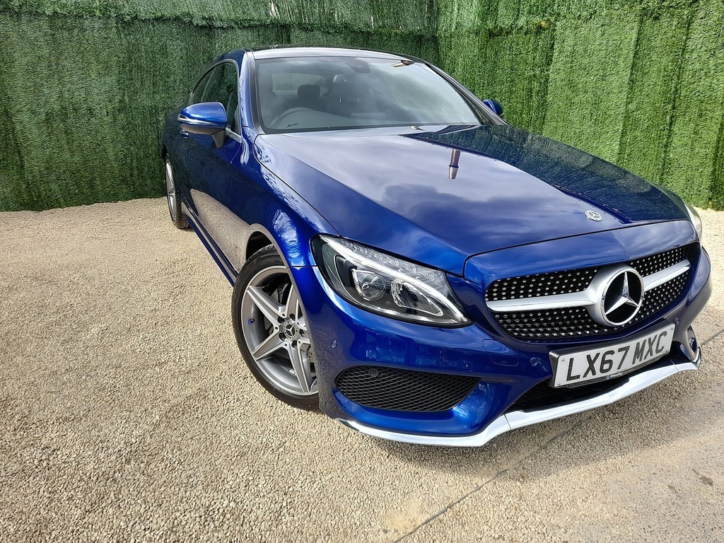 Mercedes-Benz C Class C200 Amg Line Blue #2