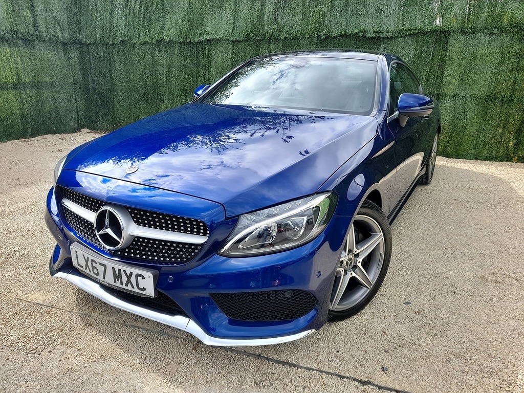 Mercedes-Benz C Class C200 Amg Line Blue #4