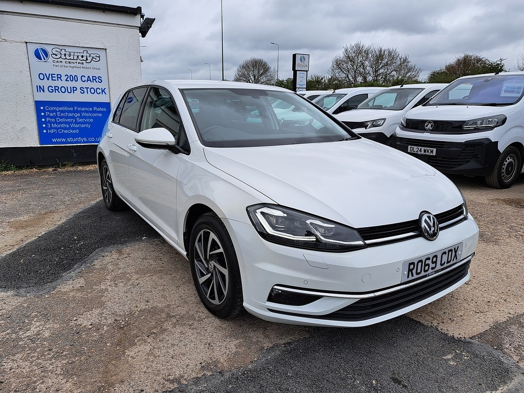 Volkswagen Golf Tdi Match RO69CDX White #3