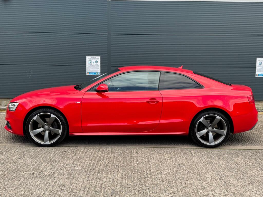 Audi A5 2.0 Tdi Black Edition Quattro Euro 5 Ss OY13LHX Red #5